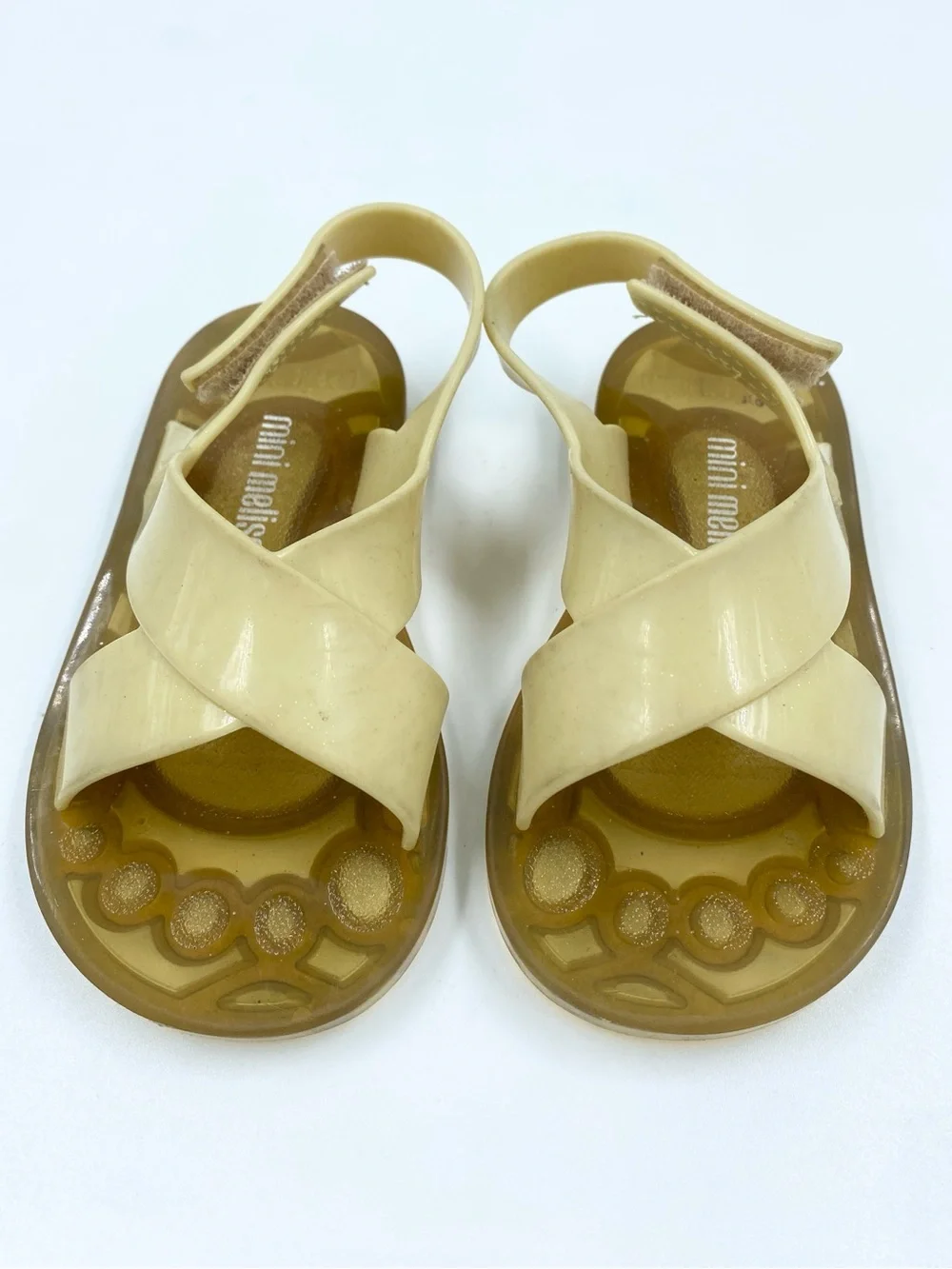 Mini Melissa Strappy Jelly Criss Cross Sandals 8